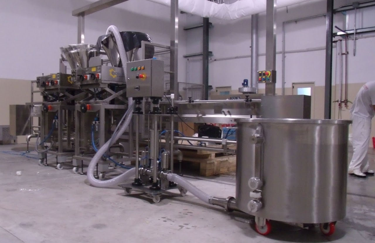 Bomba instalada en maquinaria